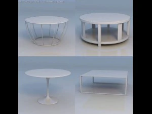 Tisch runder Tisch 3D Modell