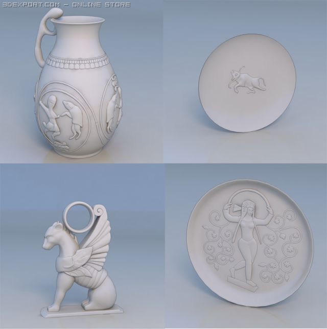 sculpture art piece 3D Model .c4d .max .obj .3ds .fbx .stl .blend 