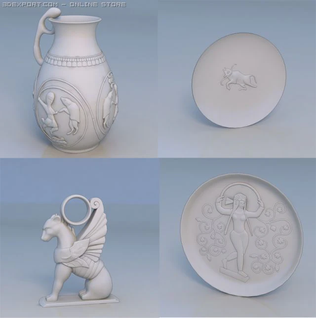 sculpture art piece 3D Model .c4d .max .obj .3ds .fbx .stl .blend