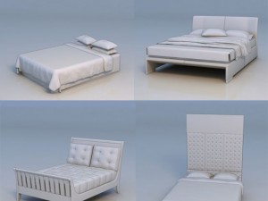bed 3Dモデル