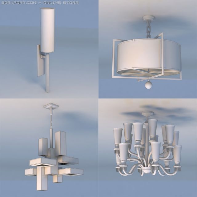 pendant light lamp Modèle 3D .c4d .max .obj .3ds .fbx .stl .blend 