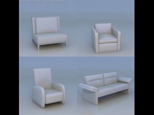 sofa couch lounge Model 3D