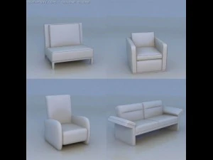 ruang sofa sofa Model 3D