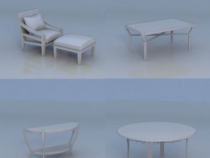 table desk Modelo 3D