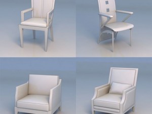 sofa chair armchair Model 3D