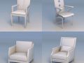 sofa chair armchair Model 3D