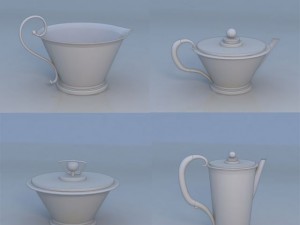 teapot water jug Model 3D
