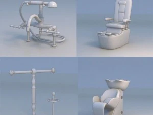 Sauna-Massagestuhl 3D Modell