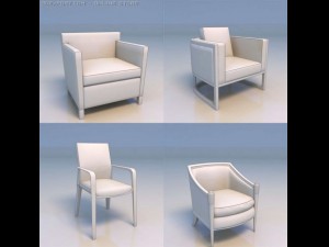sofa chair Model 3D