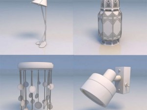 light lamp pendant light Model 3D