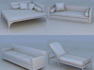 kanepe masaj yatağı 3D Model