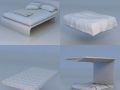 bed massage bed Model 3D