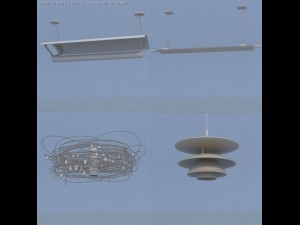 pendant light lamp Model 3D