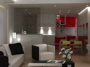 living room 0092 3D Model