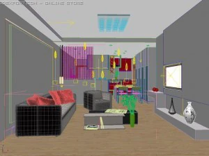 living room 0092 3D Model