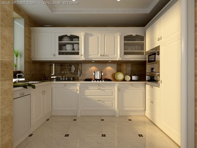 kitchen 0014 Modelo 3D .c4d .max .obj .3ds .fbx .stl .blend 