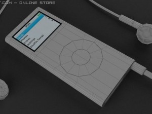 i pod nano 3D मॉडल