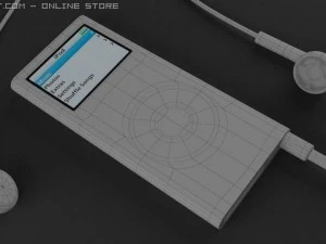 아이팟 나노 3D 모델