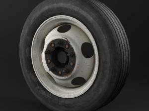 truck wheels 3D Model