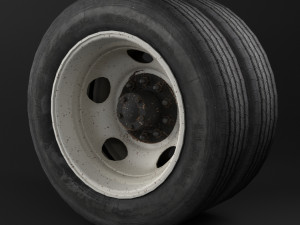 truck wheels Modelo 3D