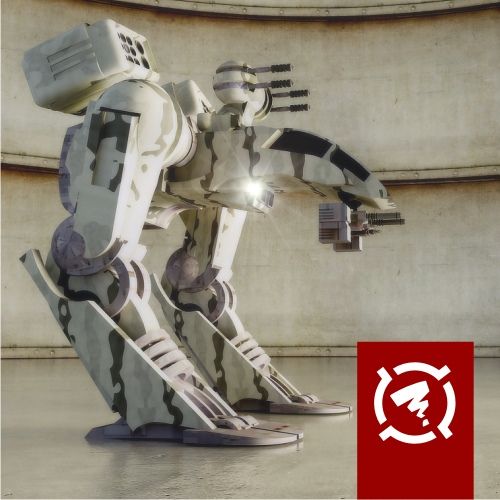 battle robot Modello 3D .c4d .max .obj .3ds .fbx .stl .blend 