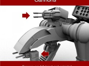 battle robot 3D Model