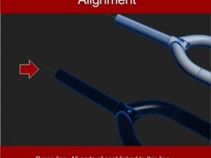 colony official bmx fork 3D Model