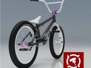 h4 signature bmx bicycle 3D Model