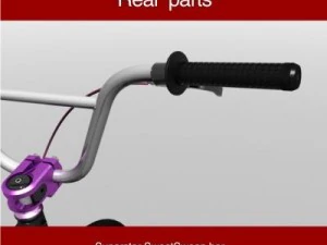h4 signature bmx bicycle 3D Model