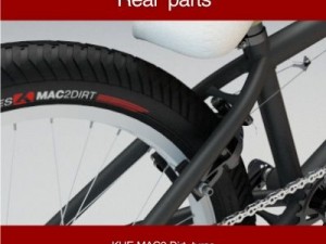 h4 signature bmx bicycle 3D 模型