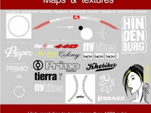 h4 signature bmx bicycle 3D Model