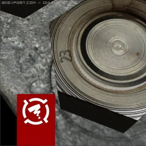 lowpoly nut model 3D Model .c4d .max .obj .3ds .fbx .stl .blend 