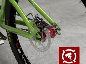 zigzag streetdirt bicycle 3D Model