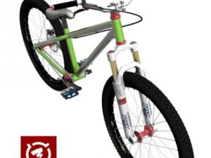 zigzag streetdirt bicycle 3D Model