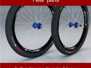 zigzag streetdirt bicycle 3D Model