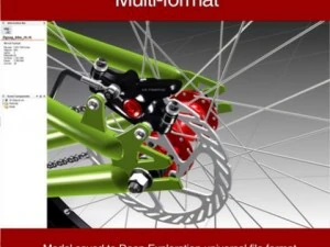 zigzag streetdirt bicycle 3D Model