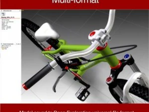 zigzag streetdirt bicycle 3D Model