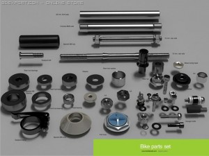 parts for modeling 3D Model