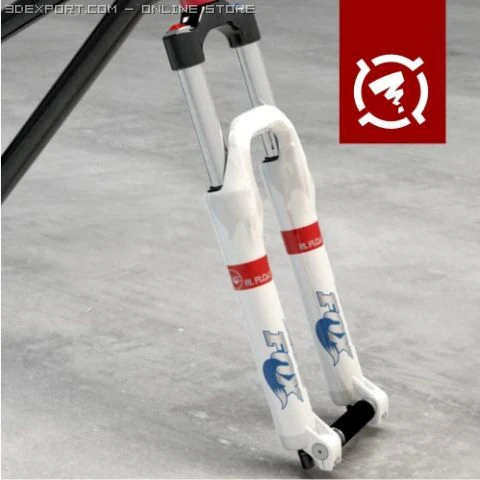 fox fork model 3D Model .c4d .max .obj .3ds .fbx .stl .blend