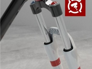 fox fork model 3D Model