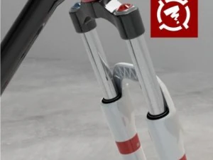 fox fork model 3D Model