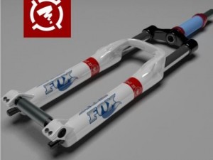 fox fork model 3D Model