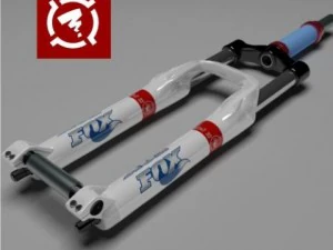 fox fork model 3D Model