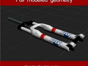 fox fork model 3D Model