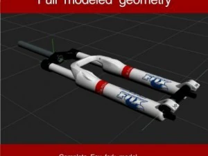 fox fork model 3D Model