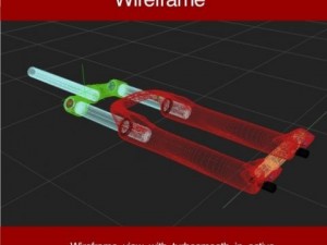 fox fork model 3D Model