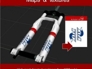 fox fork model 3D Model