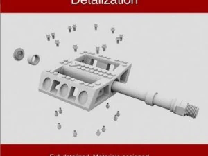 khe construct pedals 3D Model