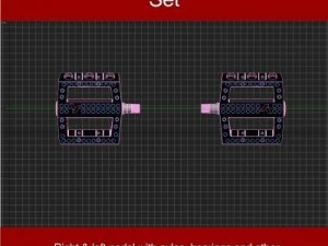 khe construct pedals 3D Model
