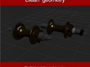 halo hubs set 3D Model